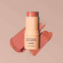 Load image into Gallery viewer, SPF 50 Natural Lip & Cgheek Tint
