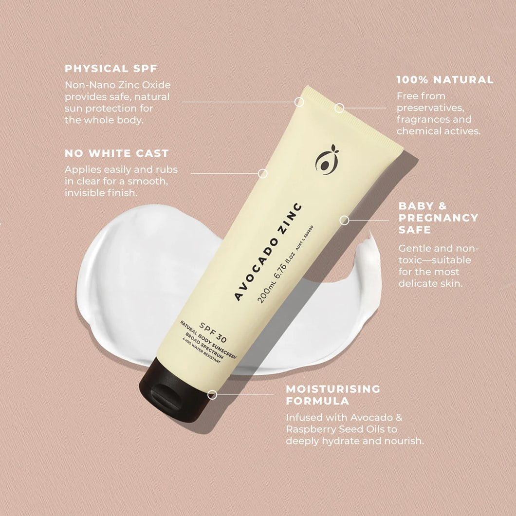 SPF 50 Natural Body Sunscreen