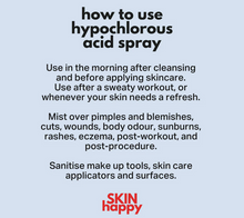 Load image into Gallery viewer, Skin Happy Hypochlorous Acid Face &amp; Body Spray
